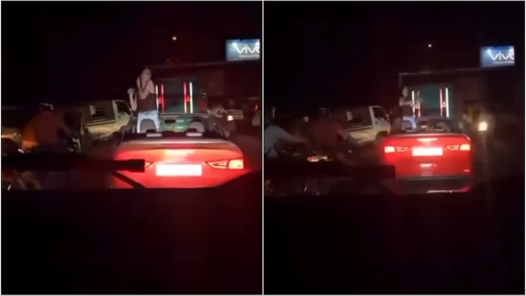 A Woman Was Seen Dancing In A Convertible Car On A Busy Road Photos Epic6instagram 9 085817958 16x9 0