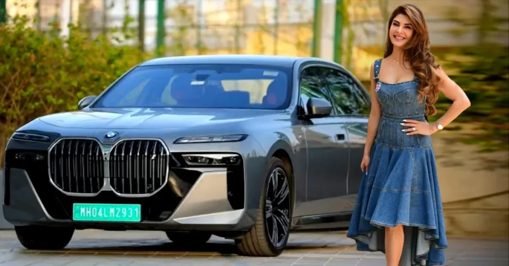 Jacqueline Fernandez Bmw I7 Electric Luxury Sedan